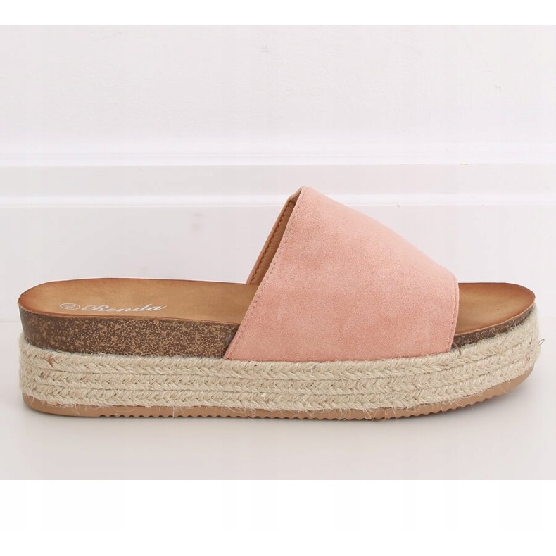 Pantofole espadrillas rosa 10-215 Rosa 2