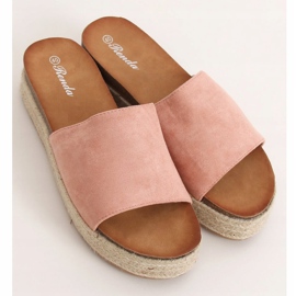 Pantofole espadrillas rosa 10-215 Rosa 1