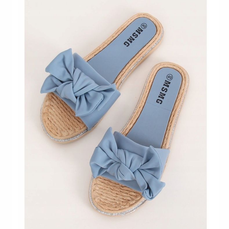 Pantofole da donna blu WS9020 Azzurro 1