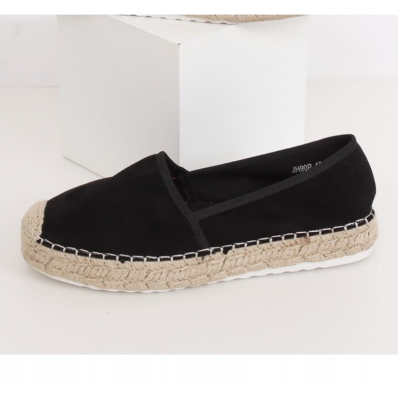 Espadrillas nere da donna JH90P Black nero 1