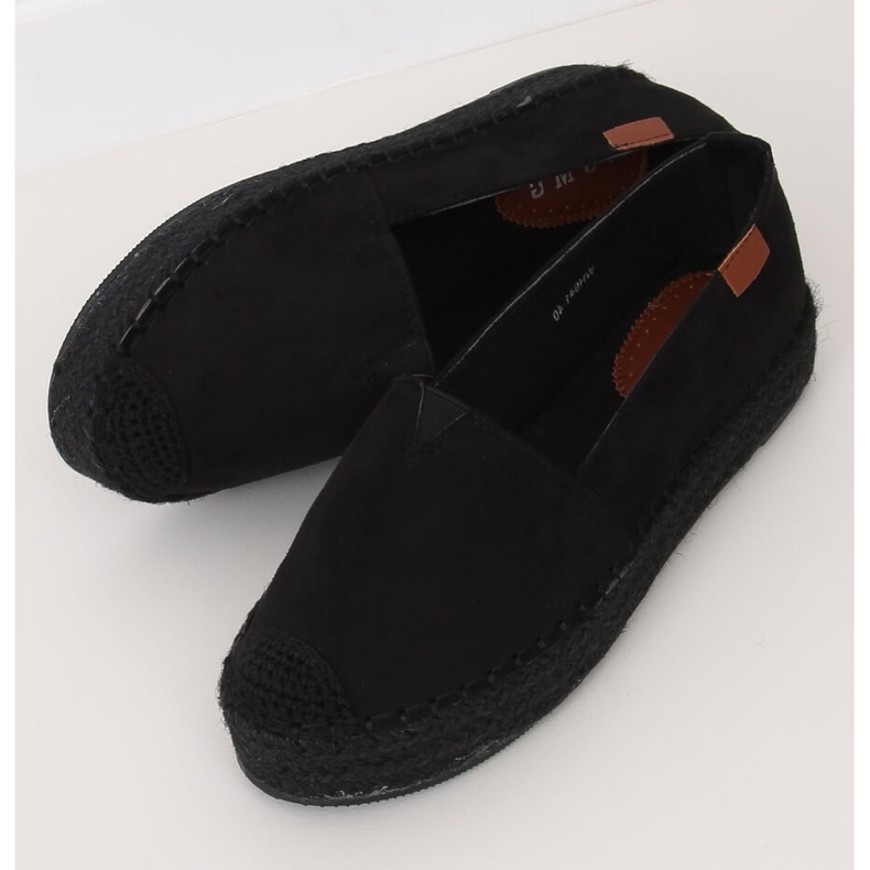 Espadrillas nere da donna WH941 Black nero 2