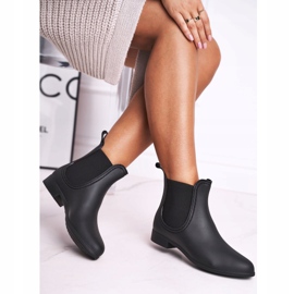 Nero Opaco Galosce Stivali Scarpa Answear 2