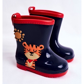 Stivali da pioggia in gomma per bambini Navy Blue Tigger blu navy 1