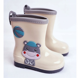 Galosce di gomma per bambini grigio Hipo 1