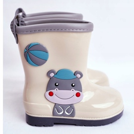 Galosce di gomma per bambini grigio Hipo 2