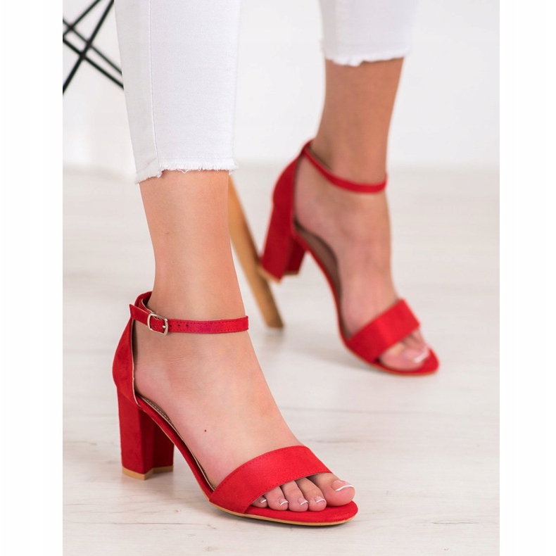 Anesia Paris Sandali con tacco alto rosso 1