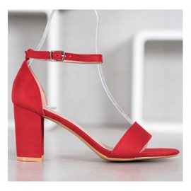 Anesia Paris Sandali con tacco alto rosso 2