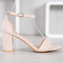 Anesia Paris Sandali con tacco alto marrone 2