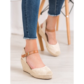 Renda Espadrillas Con Fibbia marrone 1