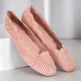 Small Swan Ballerine traforate rosa 1