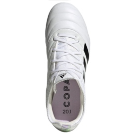 Scarpe da calcio Adidas Copa 20.1 Fg Jr EF1911 multicolore bianco 1