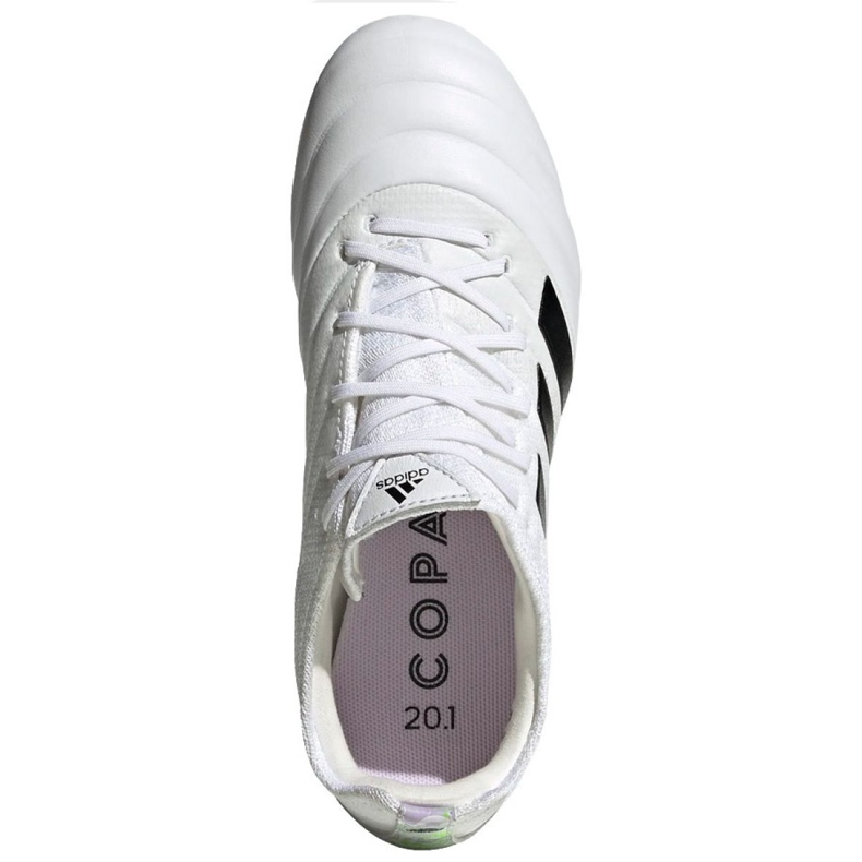 Scarpe da calcio Adidas Copa 20.1 Fg Jr EF1911 multicolore bianca 1