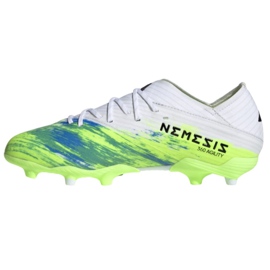Scarpe da calcio Adidas Nemeziz 19.1 Fg Jr EG7239 multicolore bianco 1