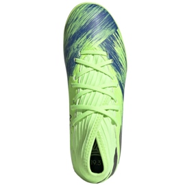 Scarpe da calcio Adidas Nemziz 19.3 Tf Jr FV4006 multicolore verde 2