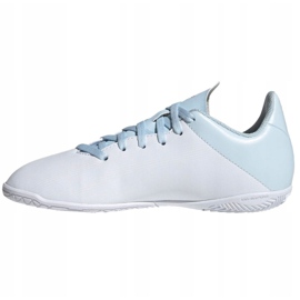 Scarpe indoor adidas X 19.4 In Jr EF1624 multicolore bianco 2