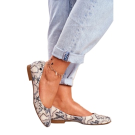 Ballerine Sergio Leone BL611 fantasia animalier marrone grigio 1