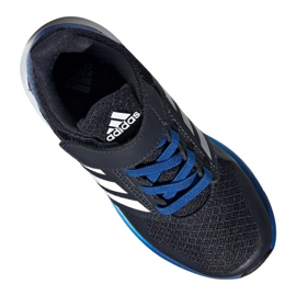 Scarpe Adidas FortaFaito Jr EE7313 bianco blu navy blu 2
