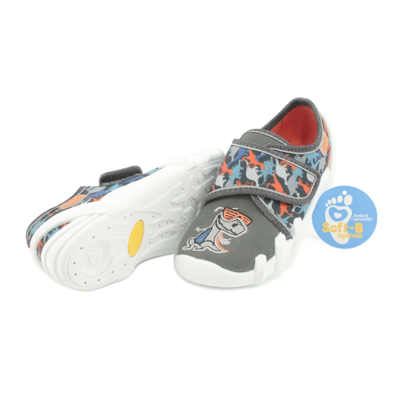 Scarpe per bambini Befado 273X289 blu arancia grigio 4