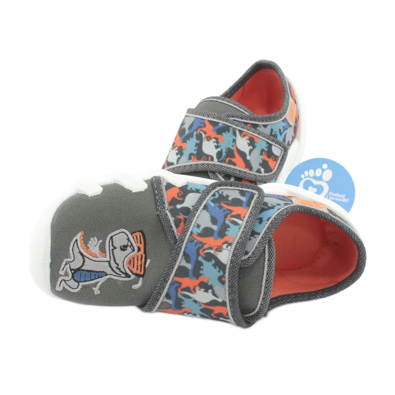 Scarpe per bambini Befado 273X289 blu arancia grigio 5
