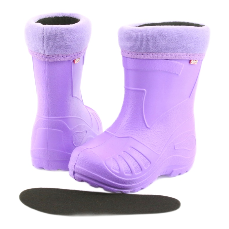 Scarpe per bambini Befado galosh-viola 162P102 4