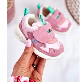 Apawwa Scarpe Sportive Bambino con Velcro Suede Pink Malbred rosa 1