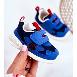 Apawwa Scarpe Sportive per Bambini con Velcro Suede Navy Blue Malbred blu navy 2