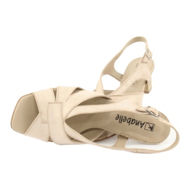 Sandali da donna in pelle Anabelle 152 beige 4
