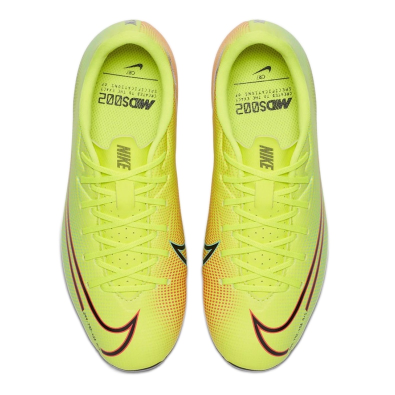 Nike Mercurial Vapor 13 Academy Mds FG / MG Jr CJ0980-703 scarpe da calcio giallo 1