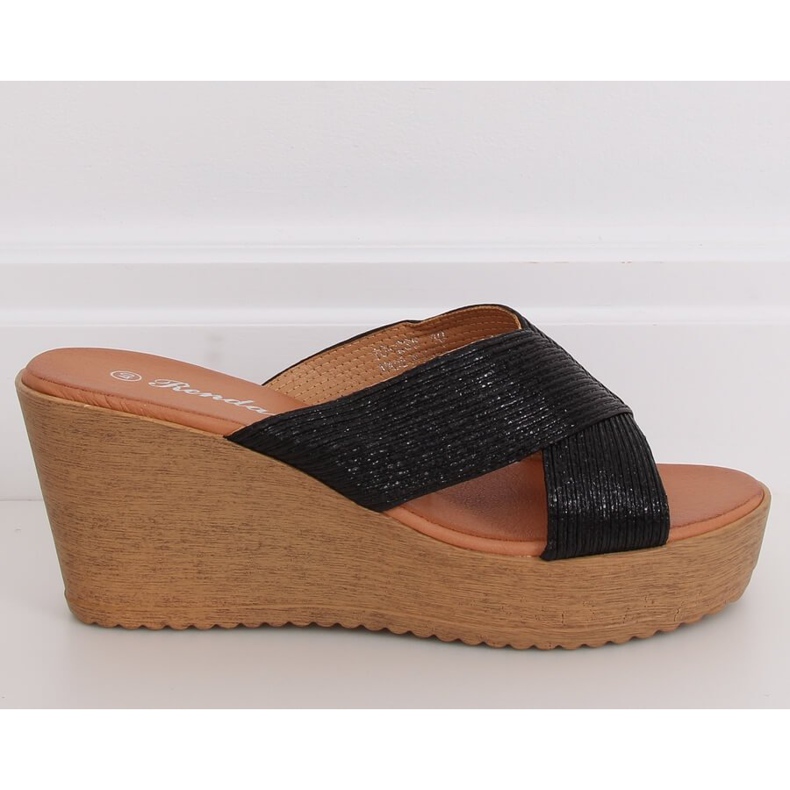 Nero Pantofole nere 10-235 Nero 2