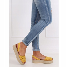 Sandali, espadrillas, miele WH931 Giallo 2