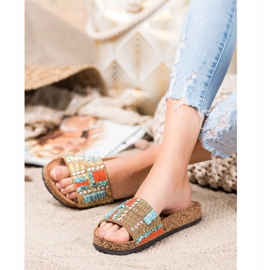 Bona Pantofole Con Perline multicolore 2