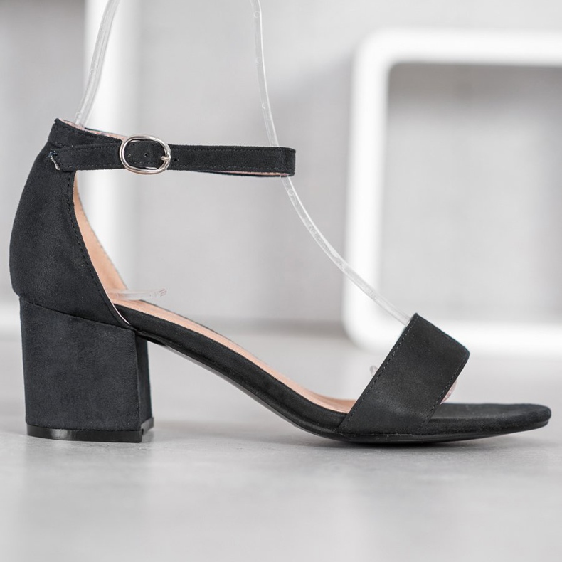 Diamantique Sandali casual su un bar nero 2