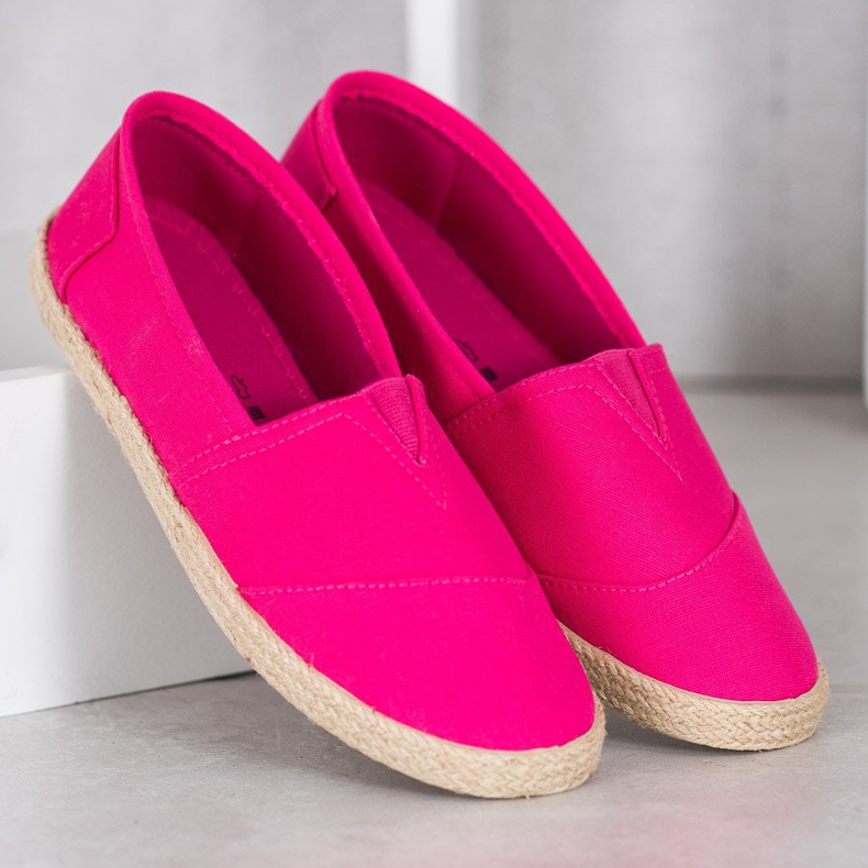 Tony Espadrillas rosa slip-on 1