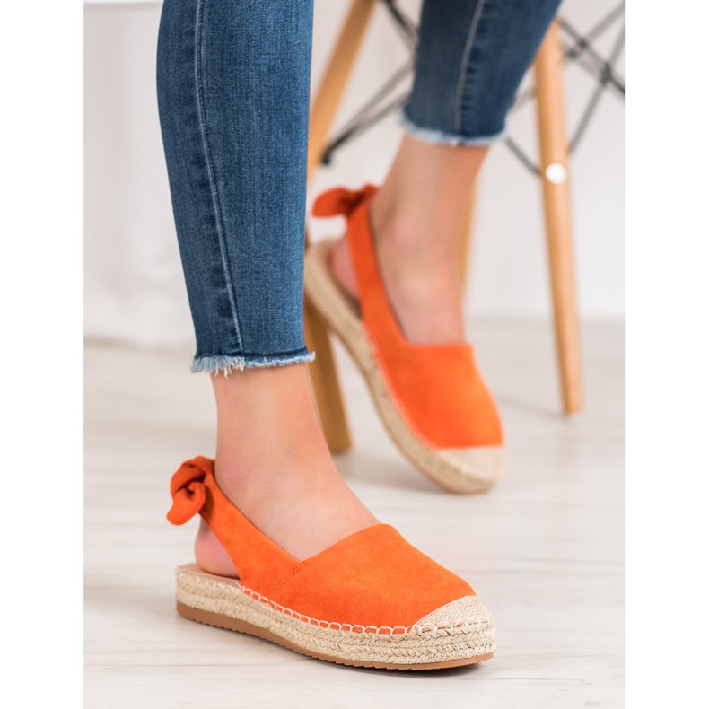 Nio Nio Espadrillas Con Tacco Scoperto arancia 2