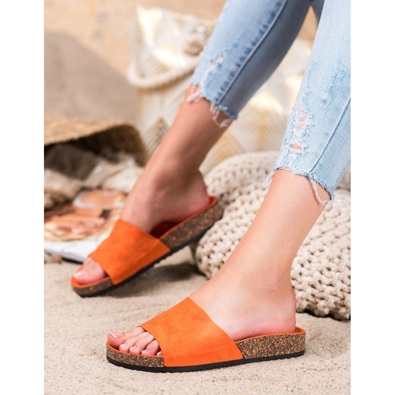 Renda Pantofole Arancione arancia 1