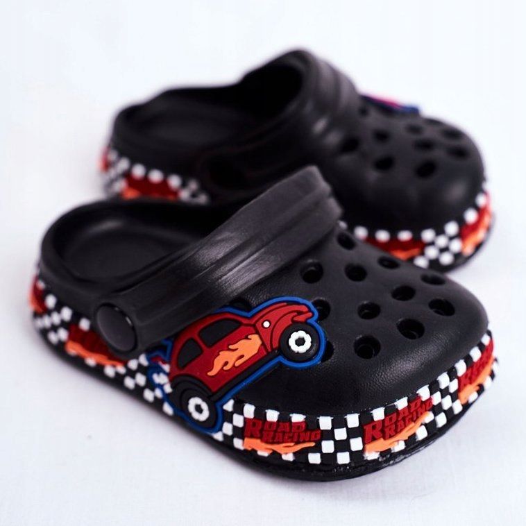Giolan Schiuma per bambini Crooks Black Road Racing nero rosso 1