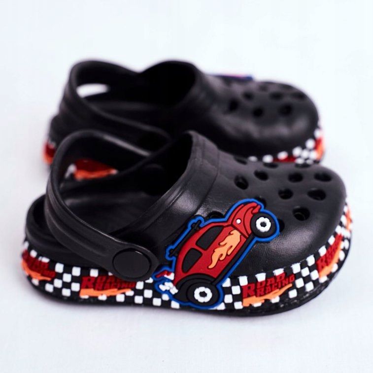Giolan Schiuma per bambini Crooks Black Road Racing nero rosso 2