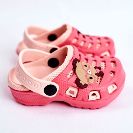 Giolan Pantofole per bambini in schiuma Crocs Red Sweet Teddy rosso multicolore 2