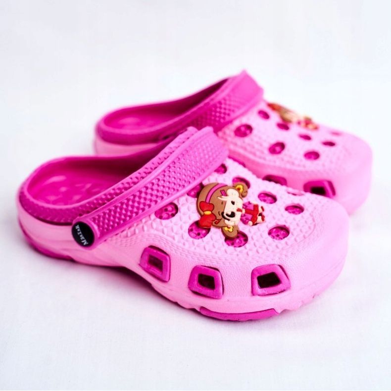 BUGO Pantofole per bebè Foam Crooks Pink Girl rosa 1