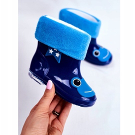 Galosce di gomma Frog per bambini blu navy 2