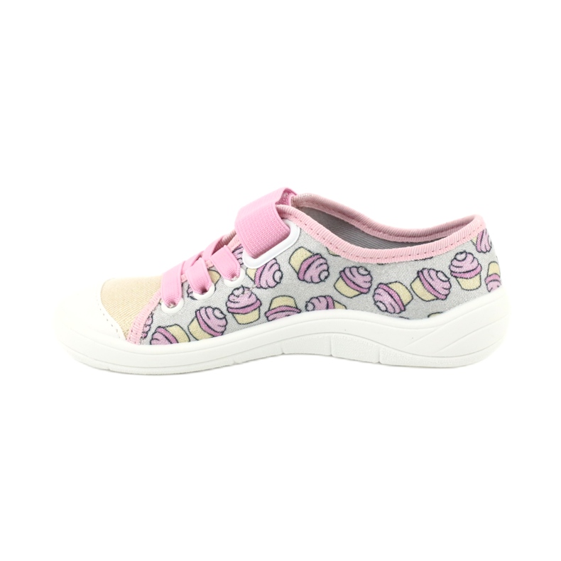 Scarpe per bambini Befado 251X146 rosa grigio giallo 2