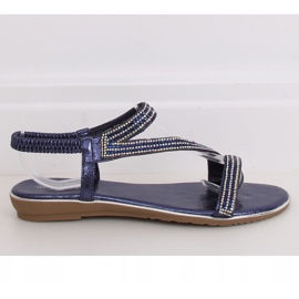 KM-33 Sandali blu navy asimmetrici blu 2