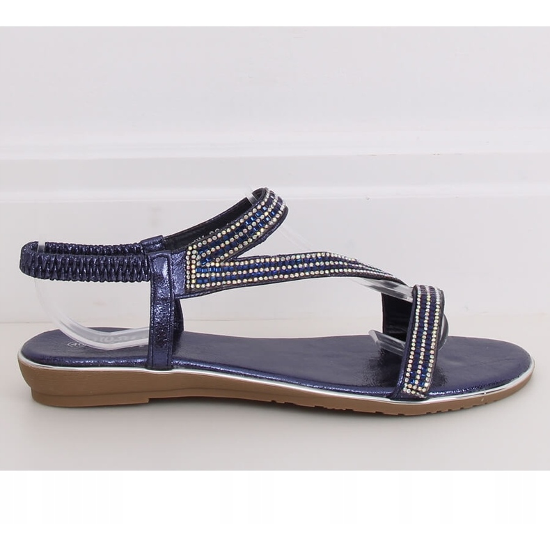 KM-33 Sandali blu navy asimmetrici blu 2