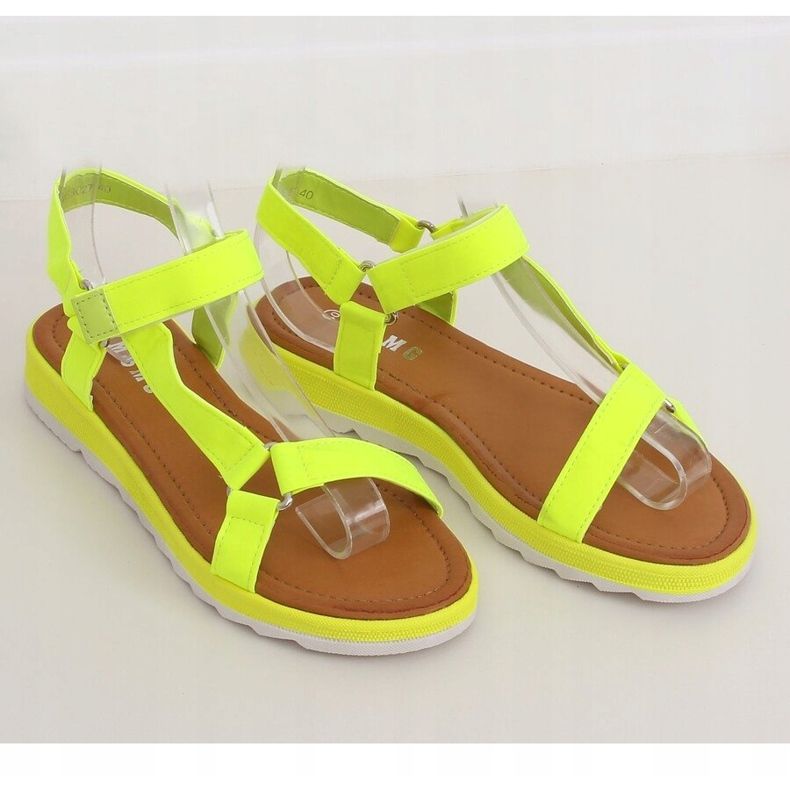Sandali da donna gialli WS9027 Giallo 1