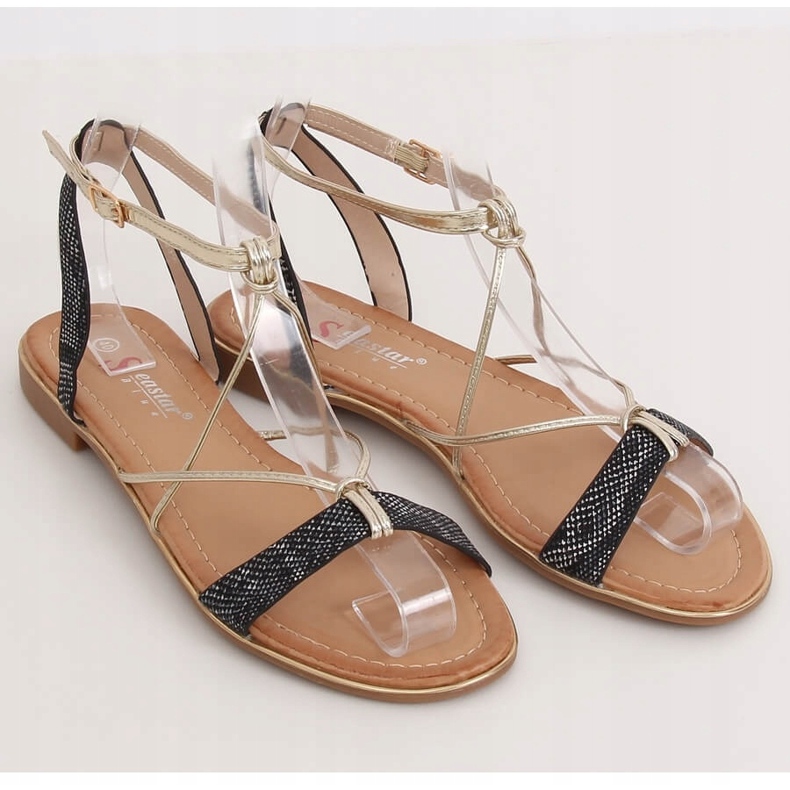 Sandali neri da donna JH123P Black nero 1