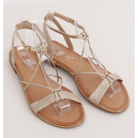 Sandali da donna dorati JH123P Gold d'oro 1