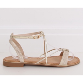 Sandali da donna dorati JH123P Gold d'oro 2