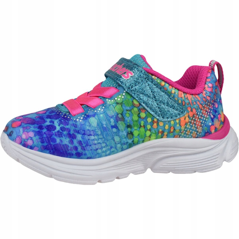 Skechers Wavy-Lites Jr 81385N-MLT multicolore verde 1