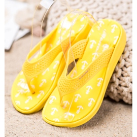 Bona Infradito Comfort Gialle giallo 1