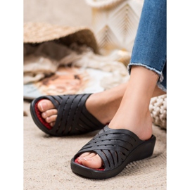 Bona Comode pantofole leggere nero 1